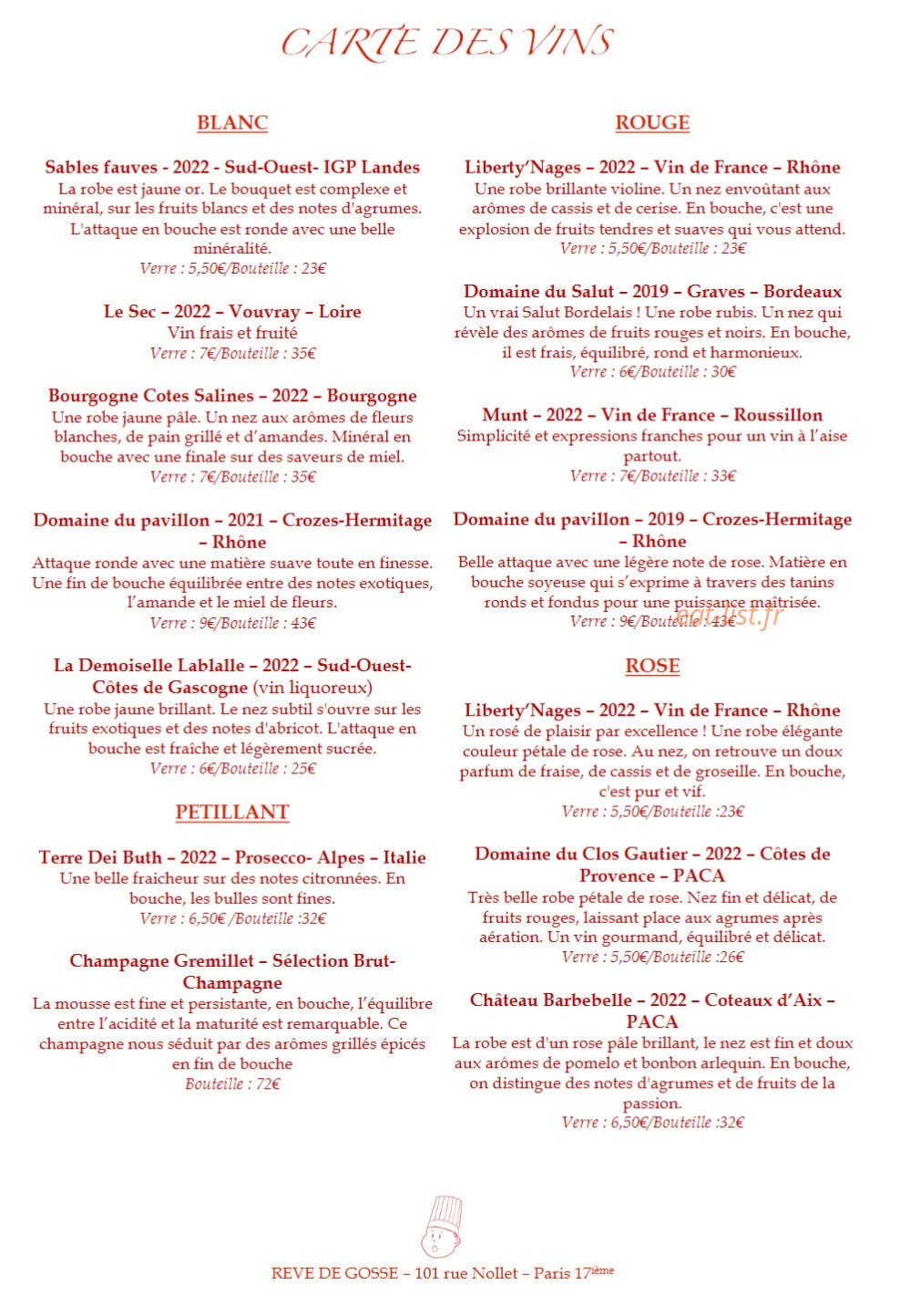 Rêve de gosse — carte page 5