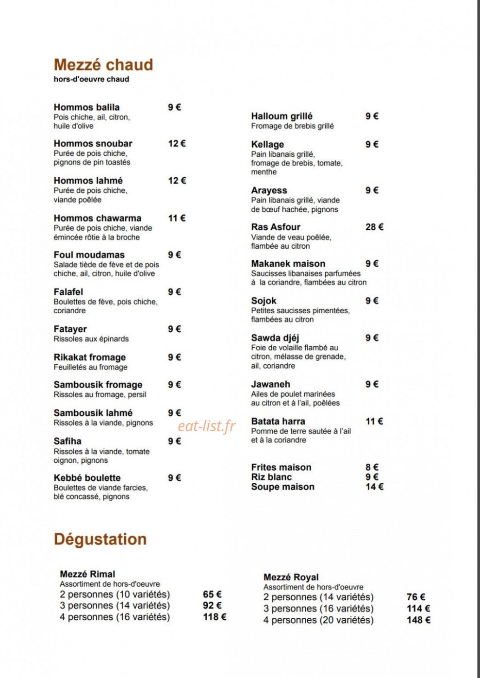 Rimal — carte page 3