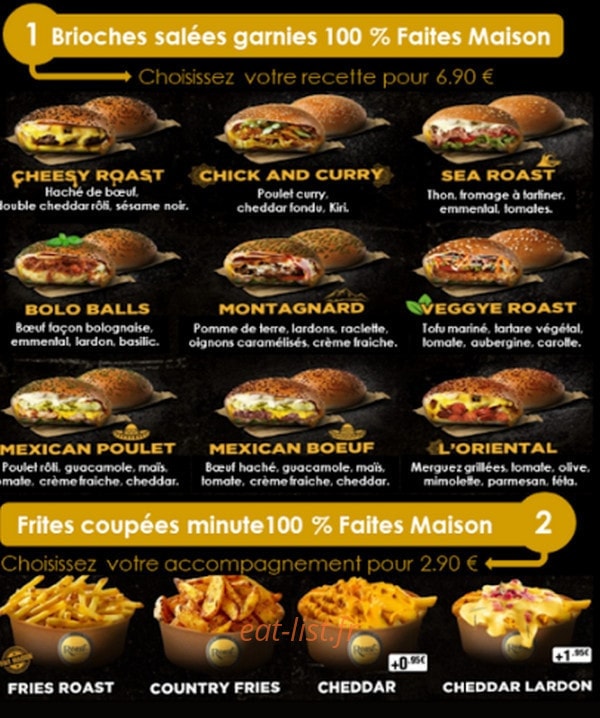 Roast and Roasters — carte page 2