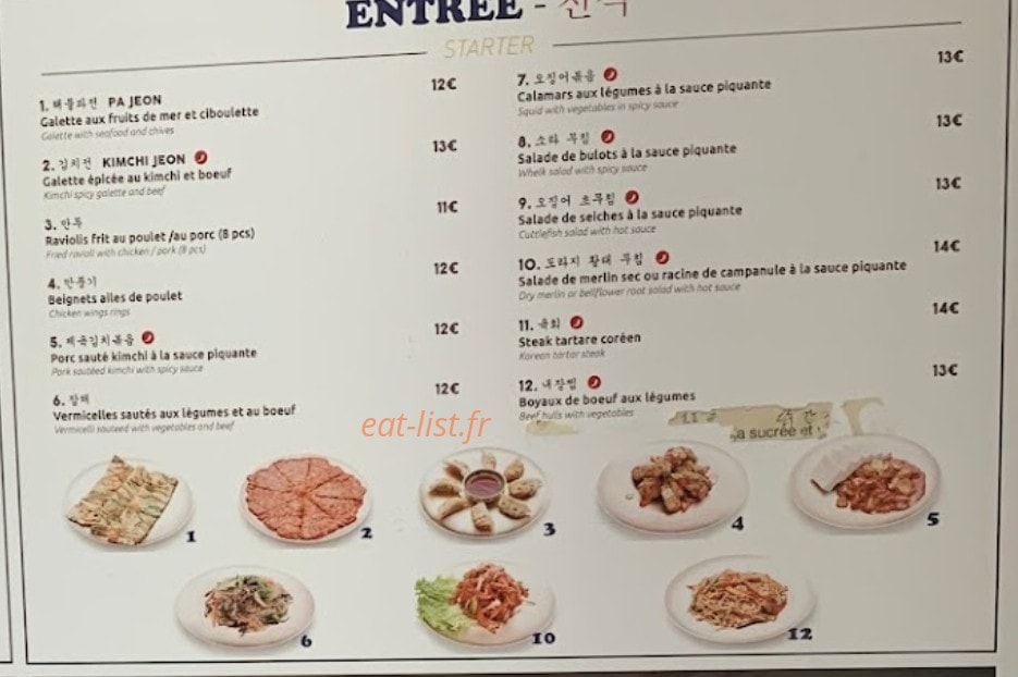 Royal Etoile — carte page 1