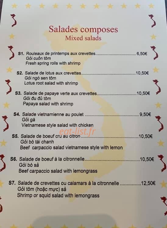 Saigon Etoile — carte page 6