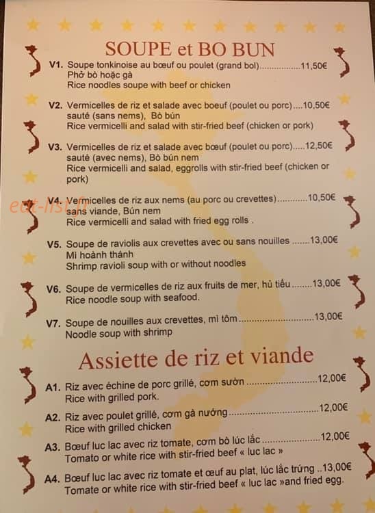Saigon Etoile — carte page 5