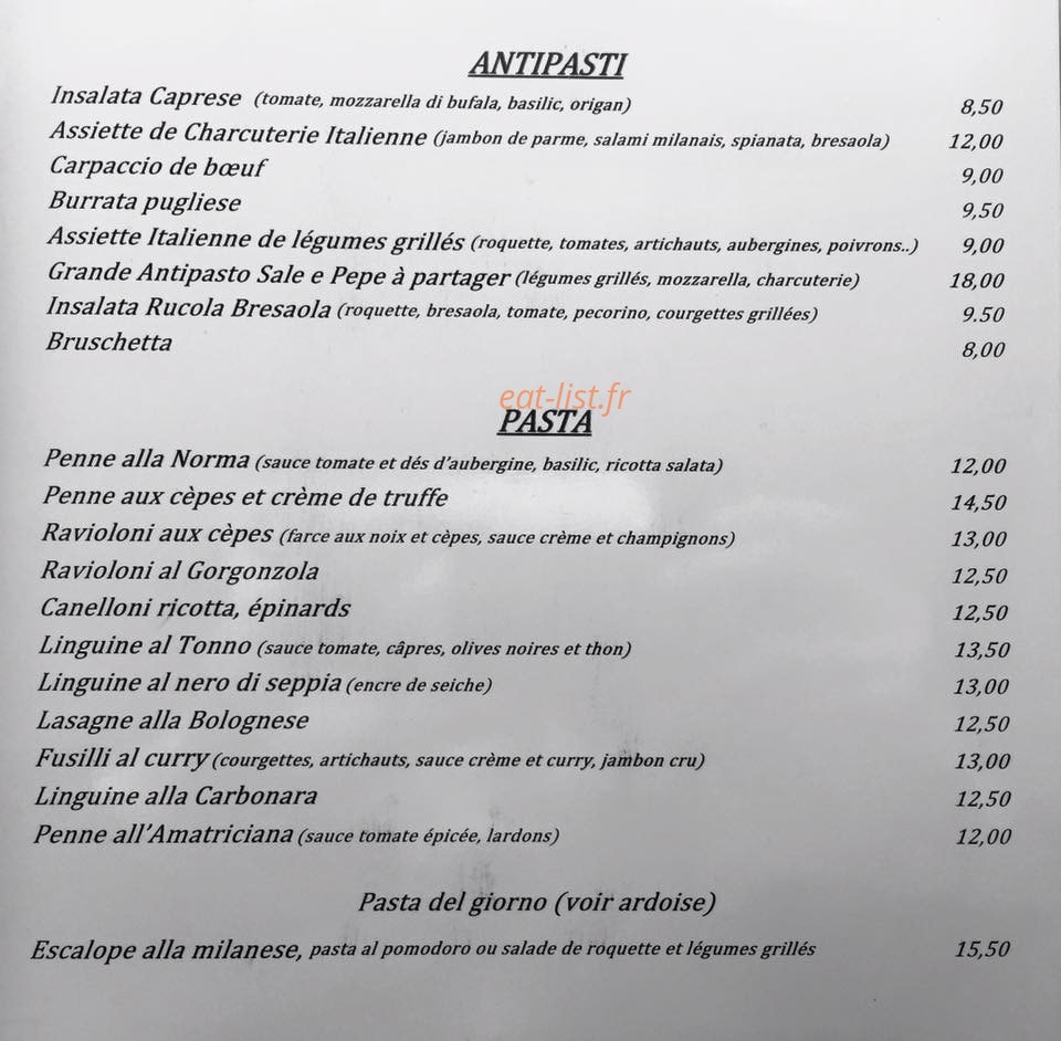 Sale et  Pepe — carte page 1