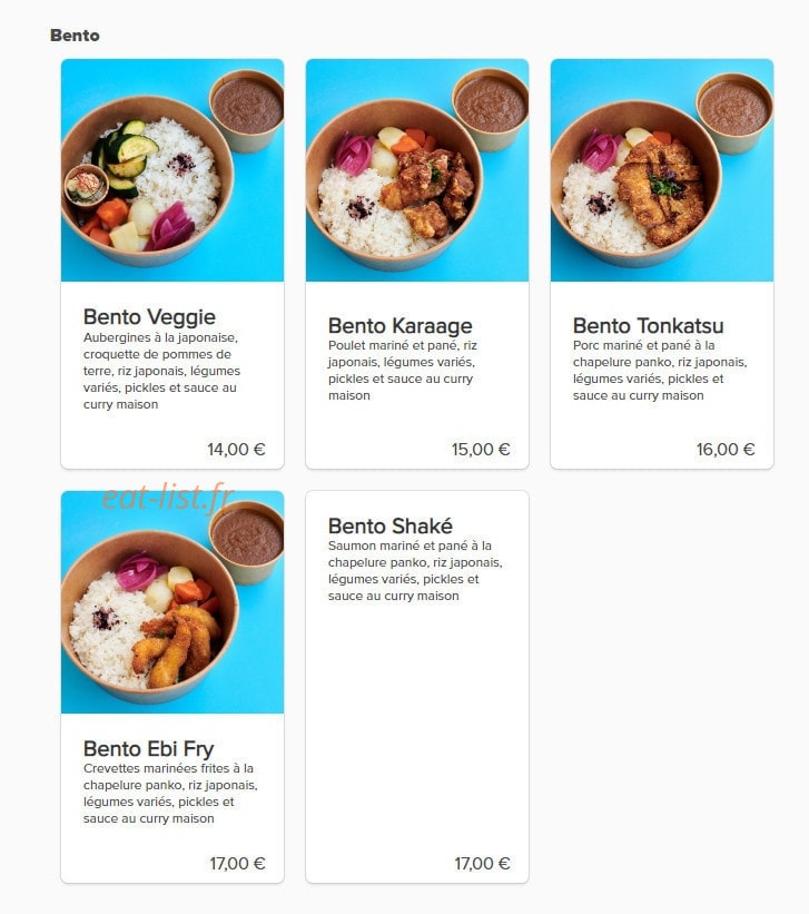 Sando and Curry — carte page 2