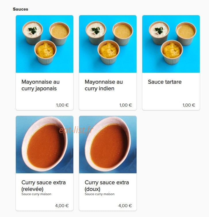 Sando and Curry — carte page 3