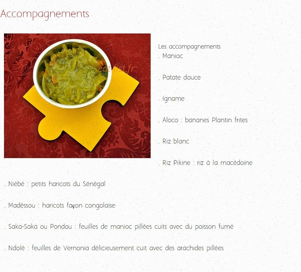 Saveurs Du Senegal — carte page 3