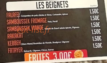 Shop Falafel — carte page 6