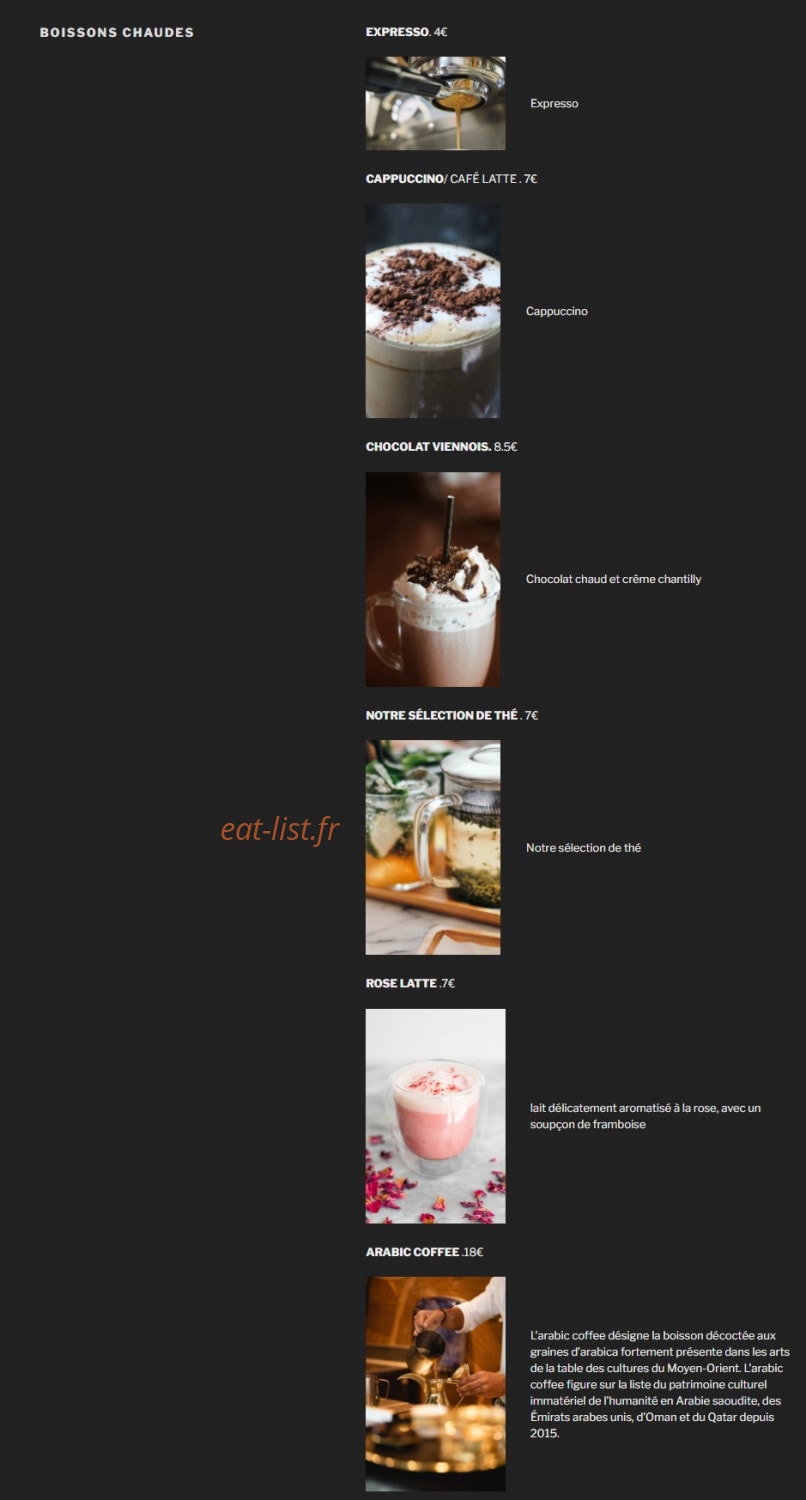 Silk Paris — carte page 5