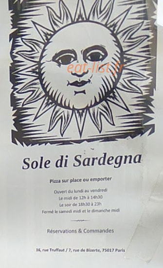 Sole di Sardegna — carte page 1