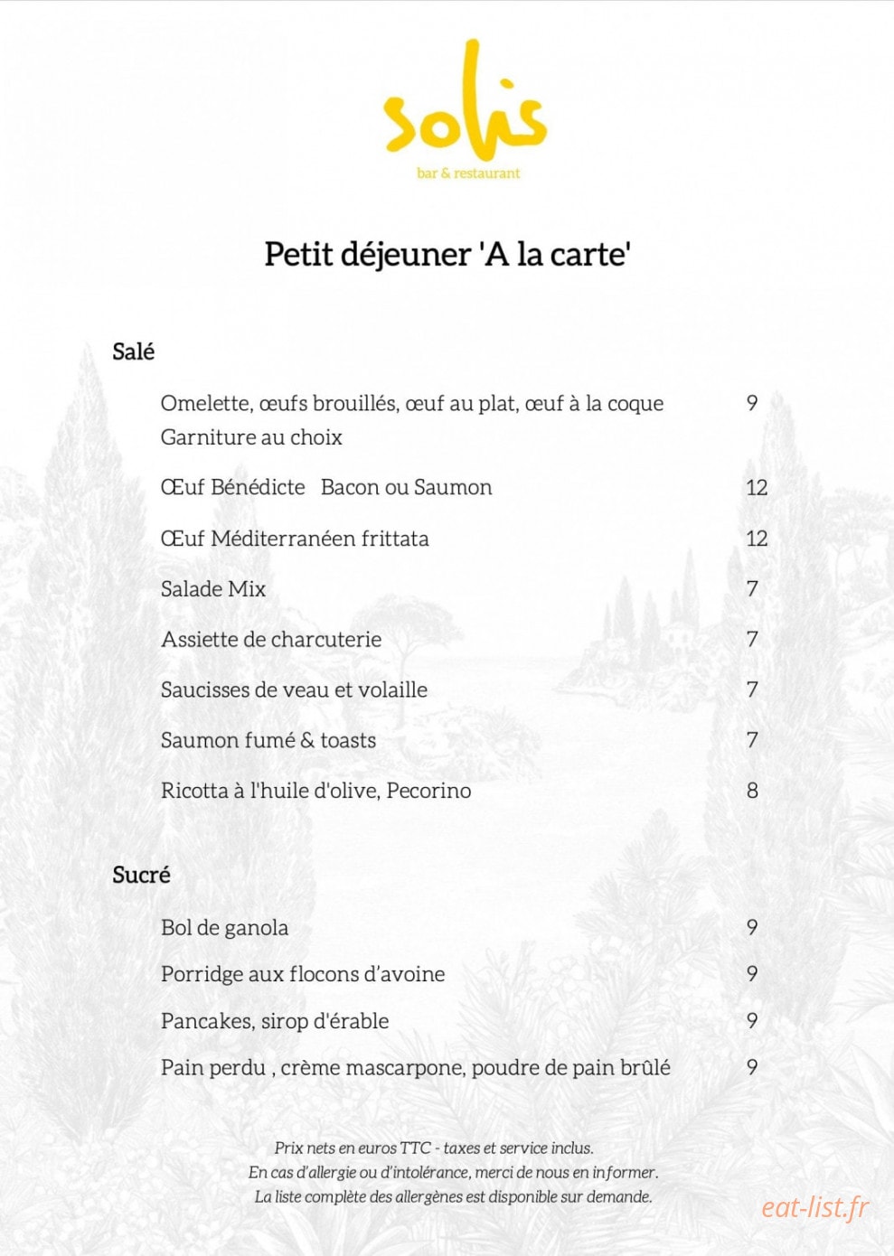 Solis — carte page 8