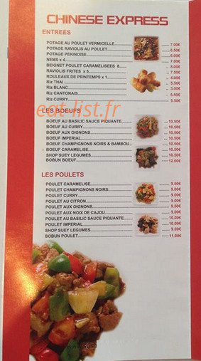 Sushi Express — carte page 2