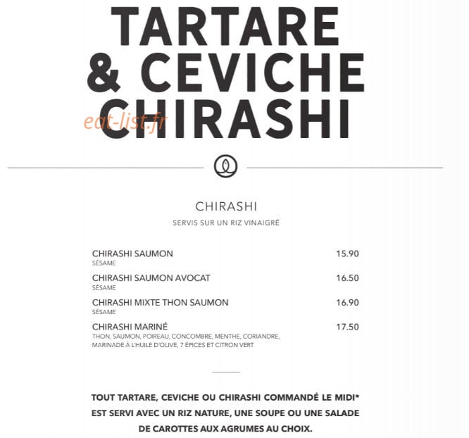 Sushi Shop — carte page 30