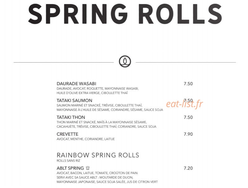 Sushi Shop — carte page 24