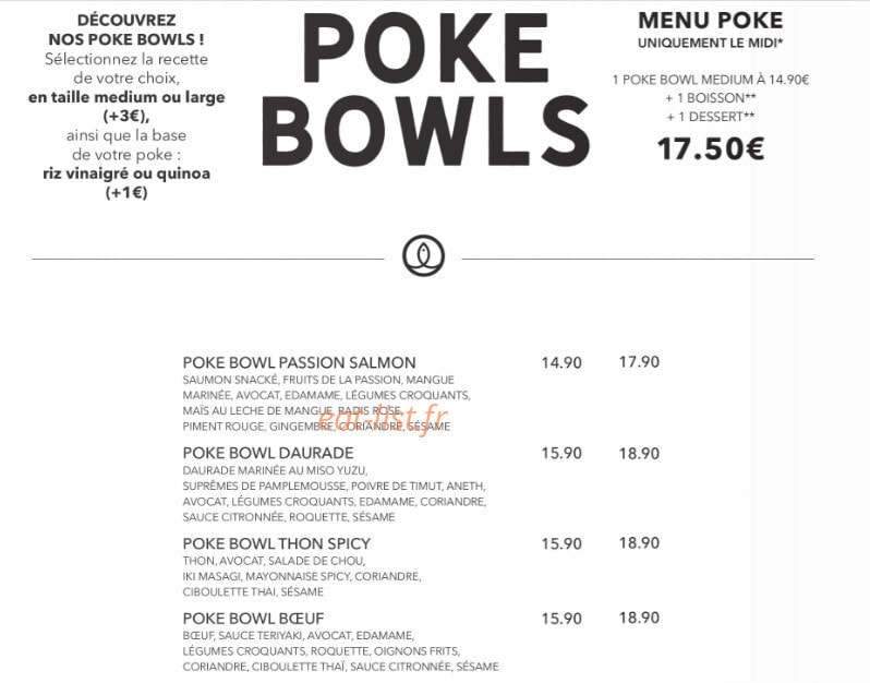 Sushi Shop — carte page 32