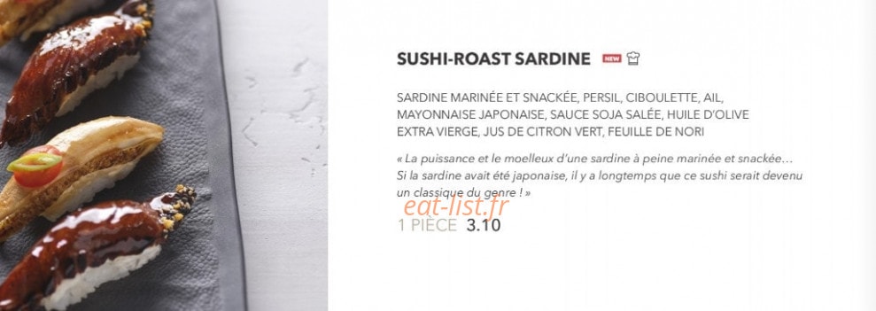 Sushi Shop — carte page 7