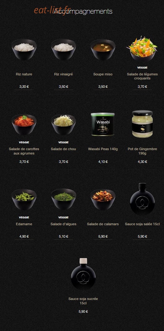 Sushi Shop — carte page 24
