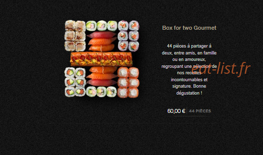 Sushi Shop — carte page 9