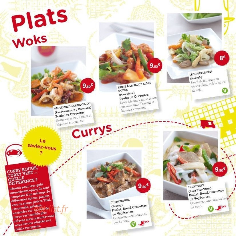 Thaï at Home — carte page 6