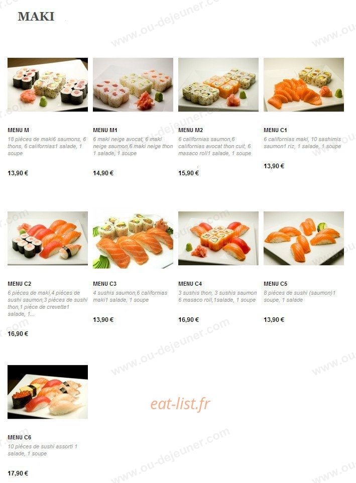 Thé Vert — carte page 2