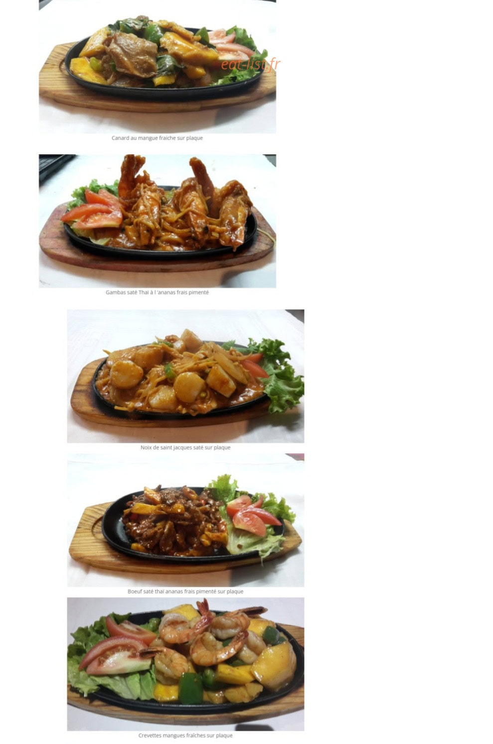Traiteur Chez Zhou — carte page 15