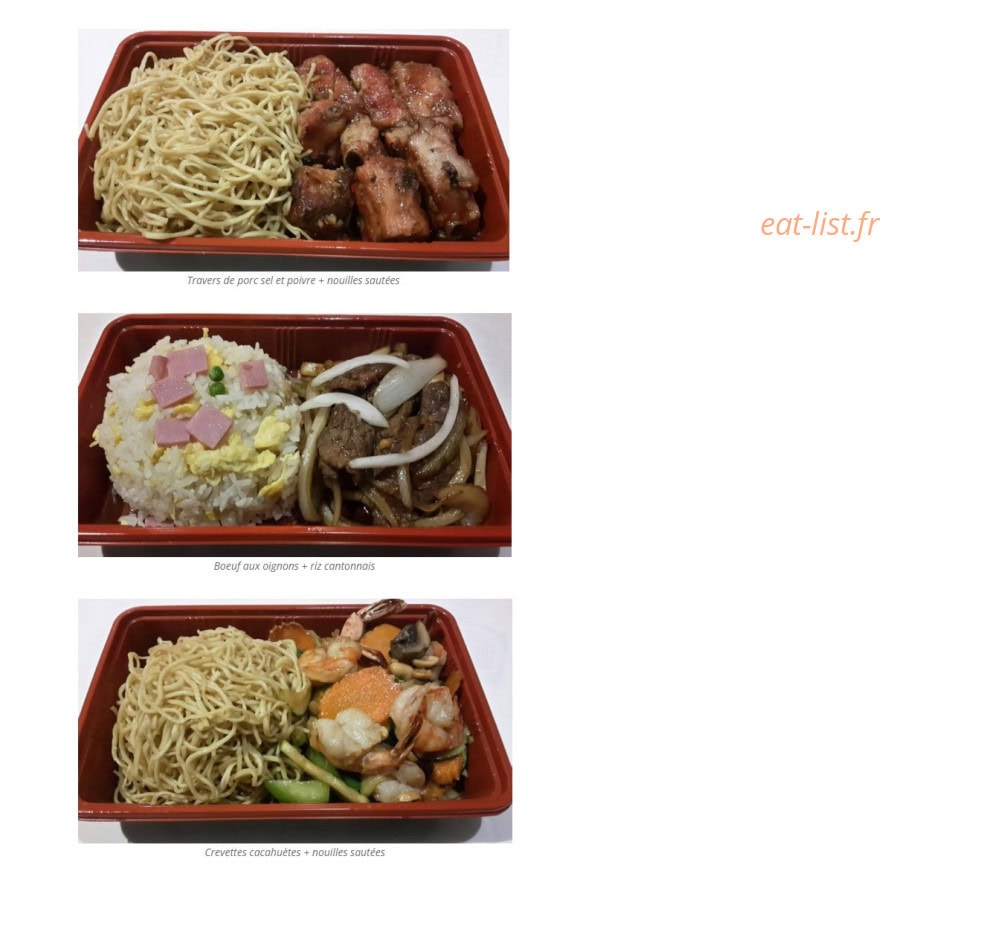 Traiteur Chez Zhou — carte page 35