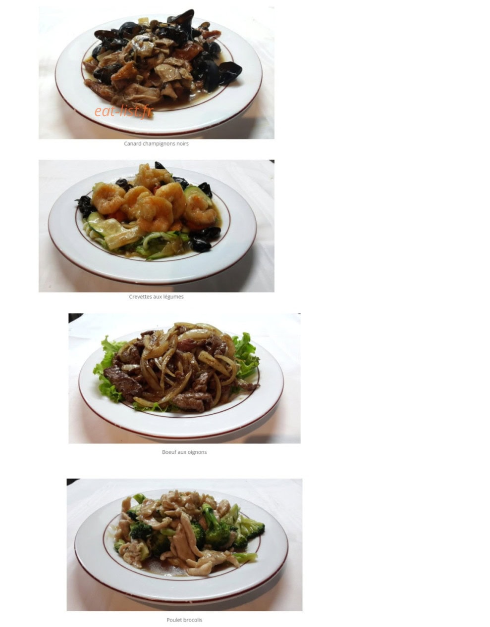 Traiteur Chez Zhou — carte page 21