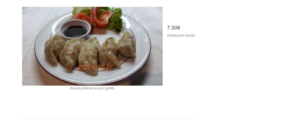Traiteur Chez Zhou — carte page 9