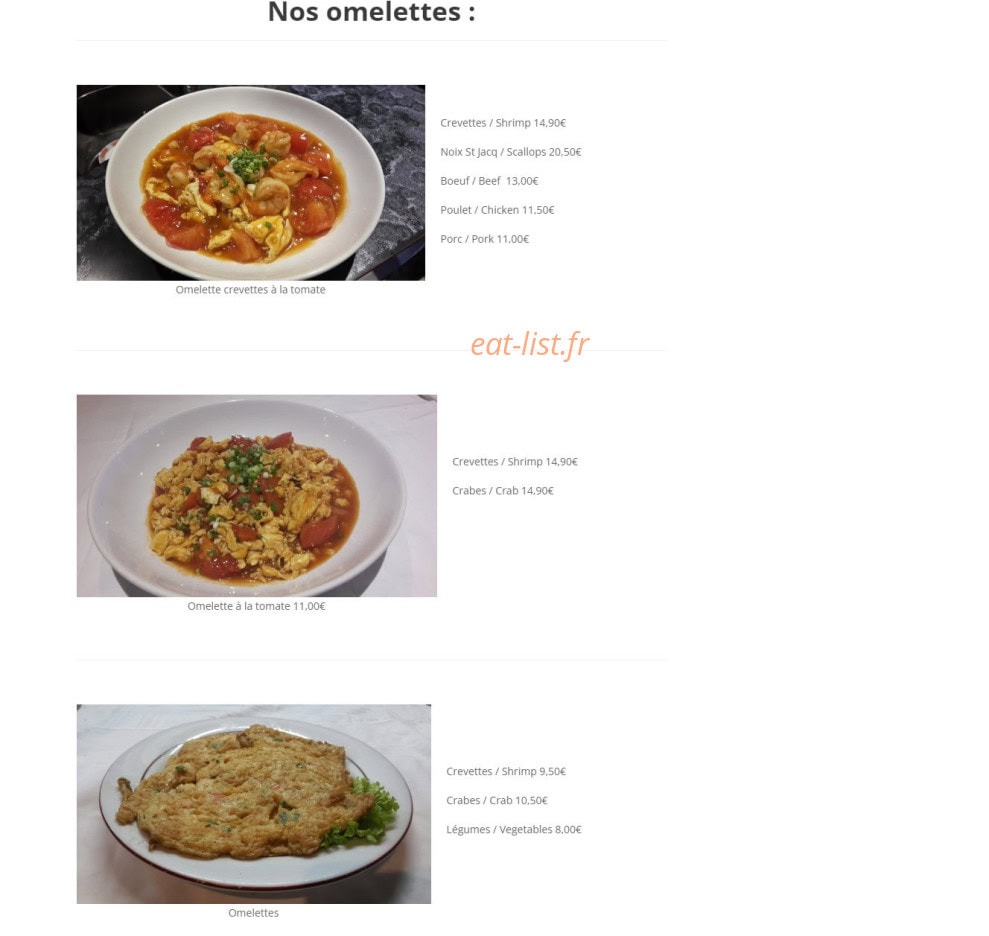 Traiteur Chez Zhou — carte page 25