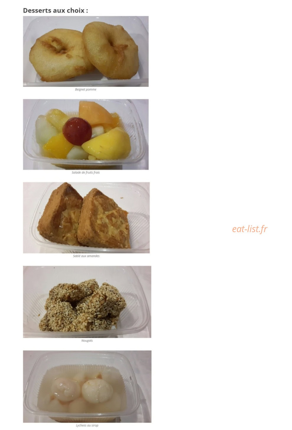 Traiteur Chez Zhou — carte page 36