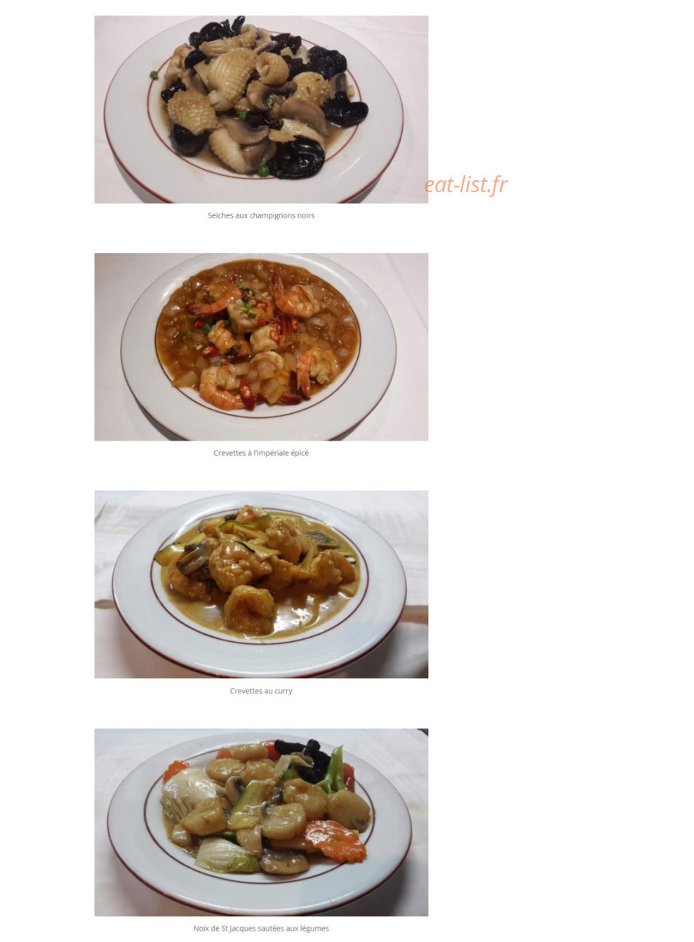 Traiteur Chez Zhou — carte page 22