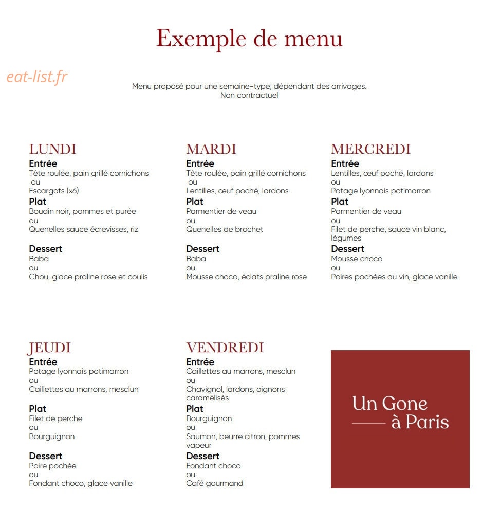 Un Gone à Paris — carte page 2