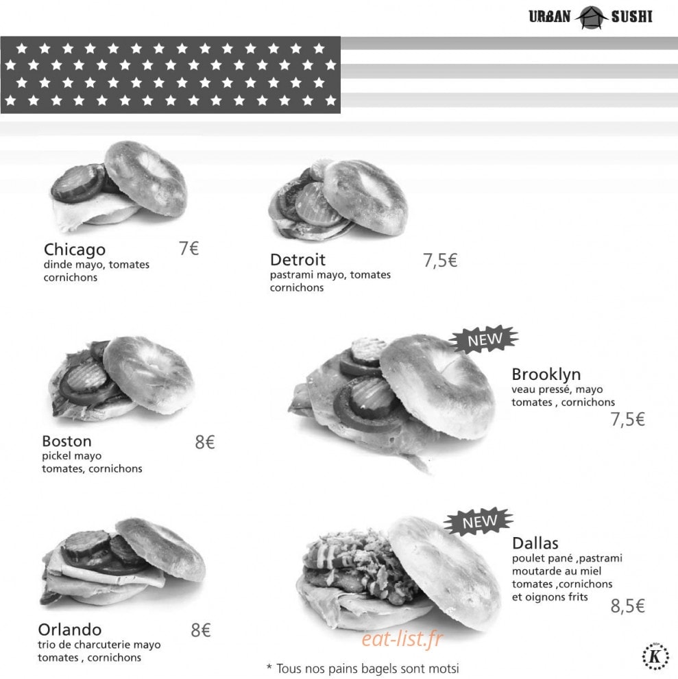 Urban Sushi — carte page 23