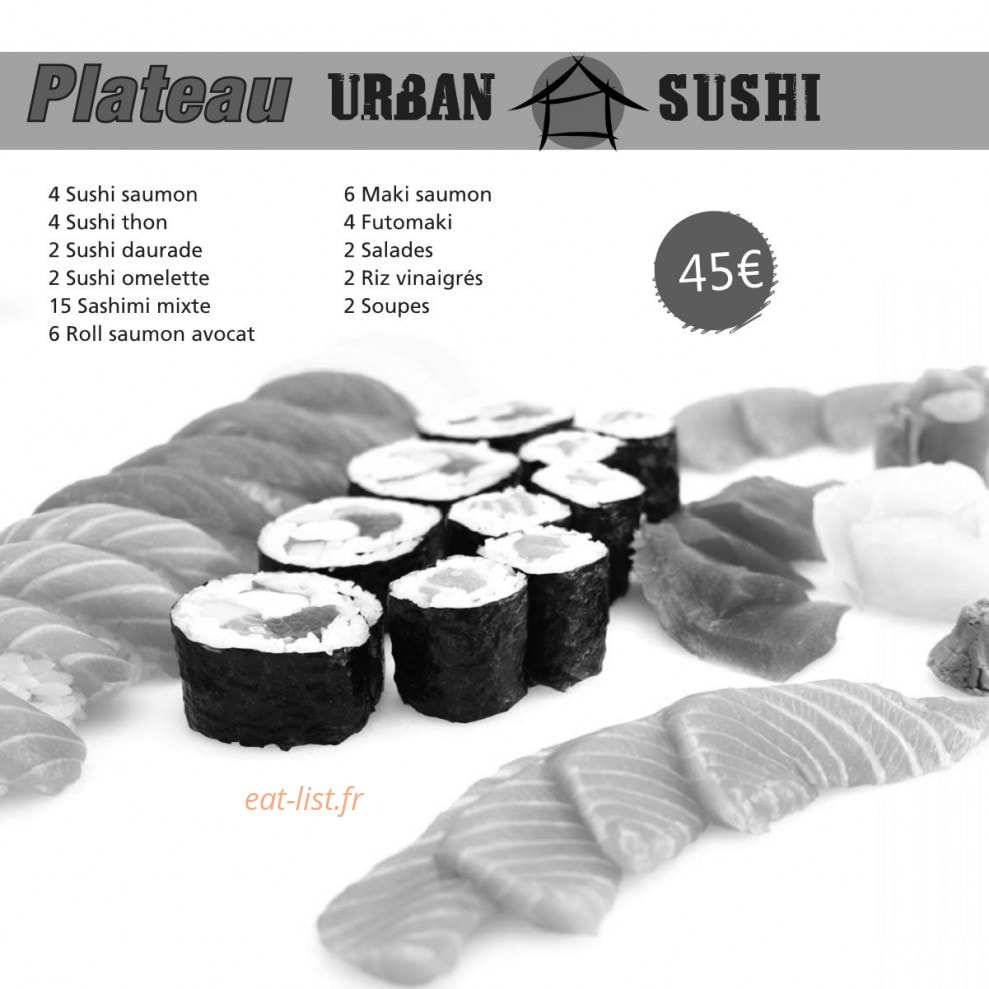 Urban Sushi — carte page 8