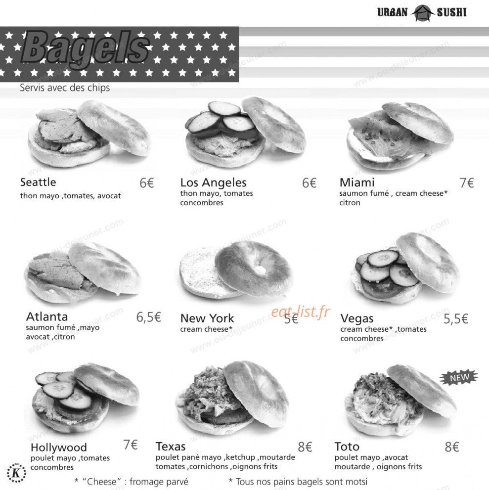 Urban Sushi — carte page 22