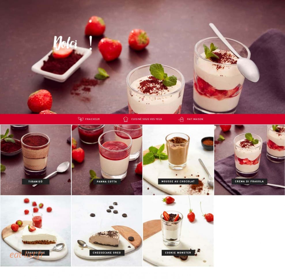 Vapiano — carte page 8
