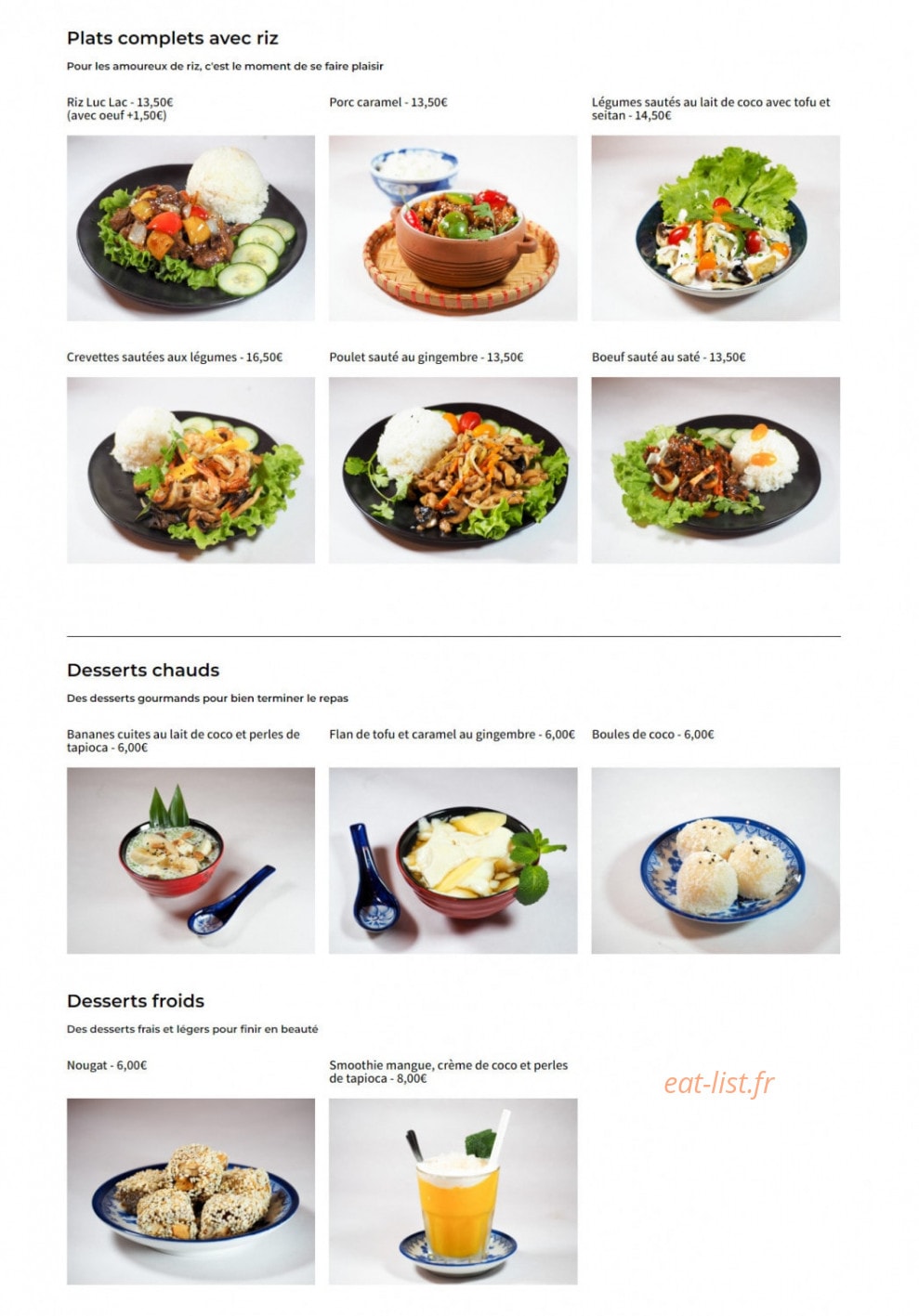 Viet Pho — carte page 3