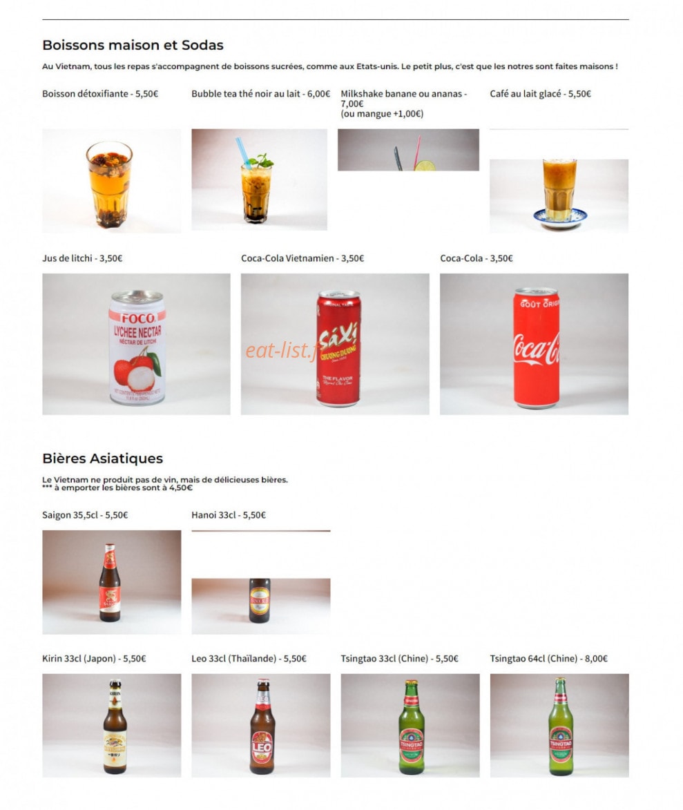 Viet Pho — carte page 4
