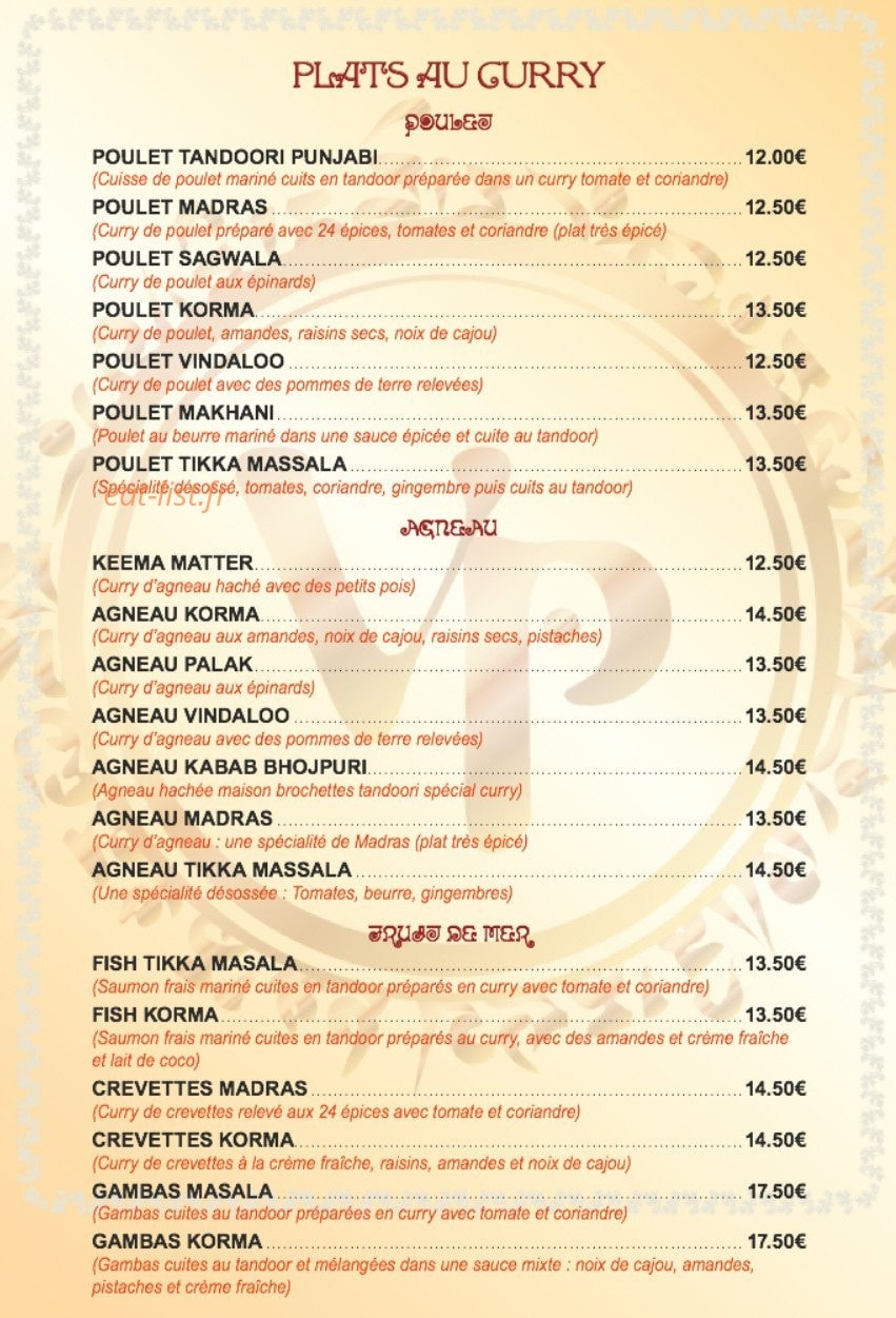 Villa Punjab — carte page 7