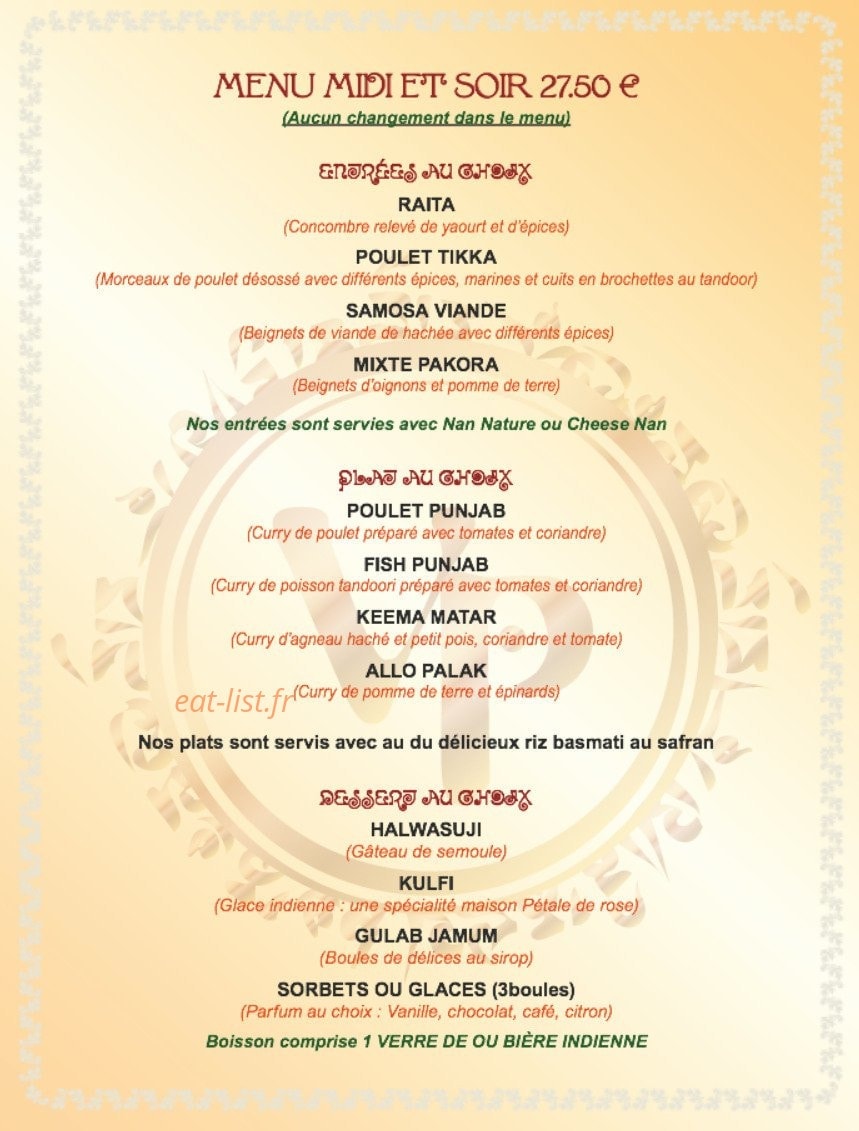 Villa Punjab — carte page 3