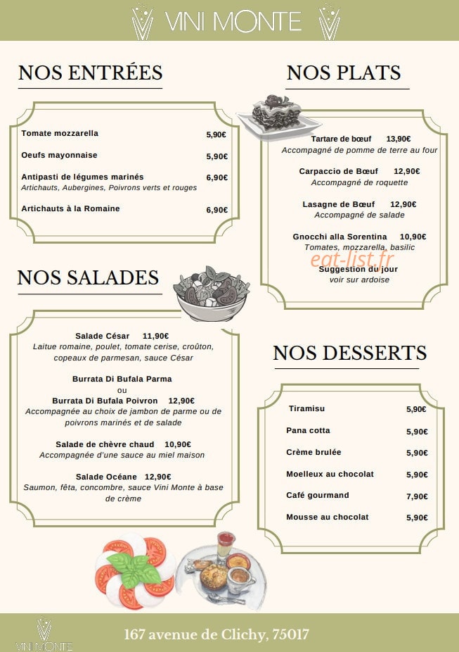 Vini Monte — carte page 2