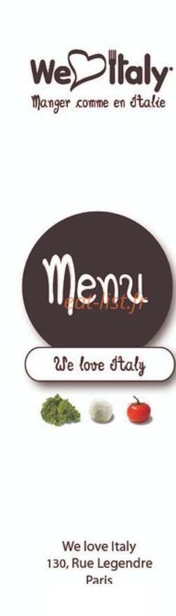 We love Italy — carte page 1