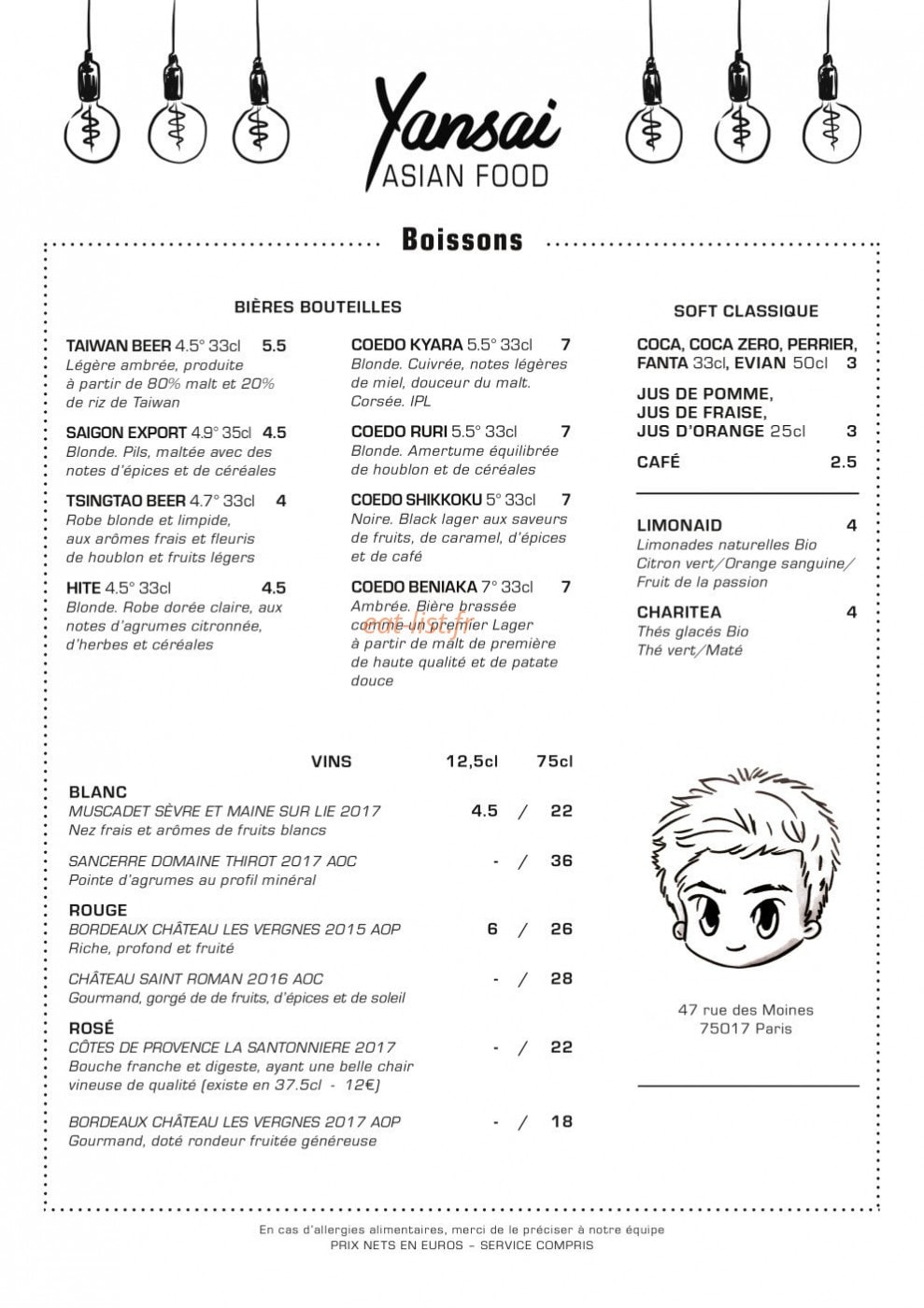 Yansai — carte page 2