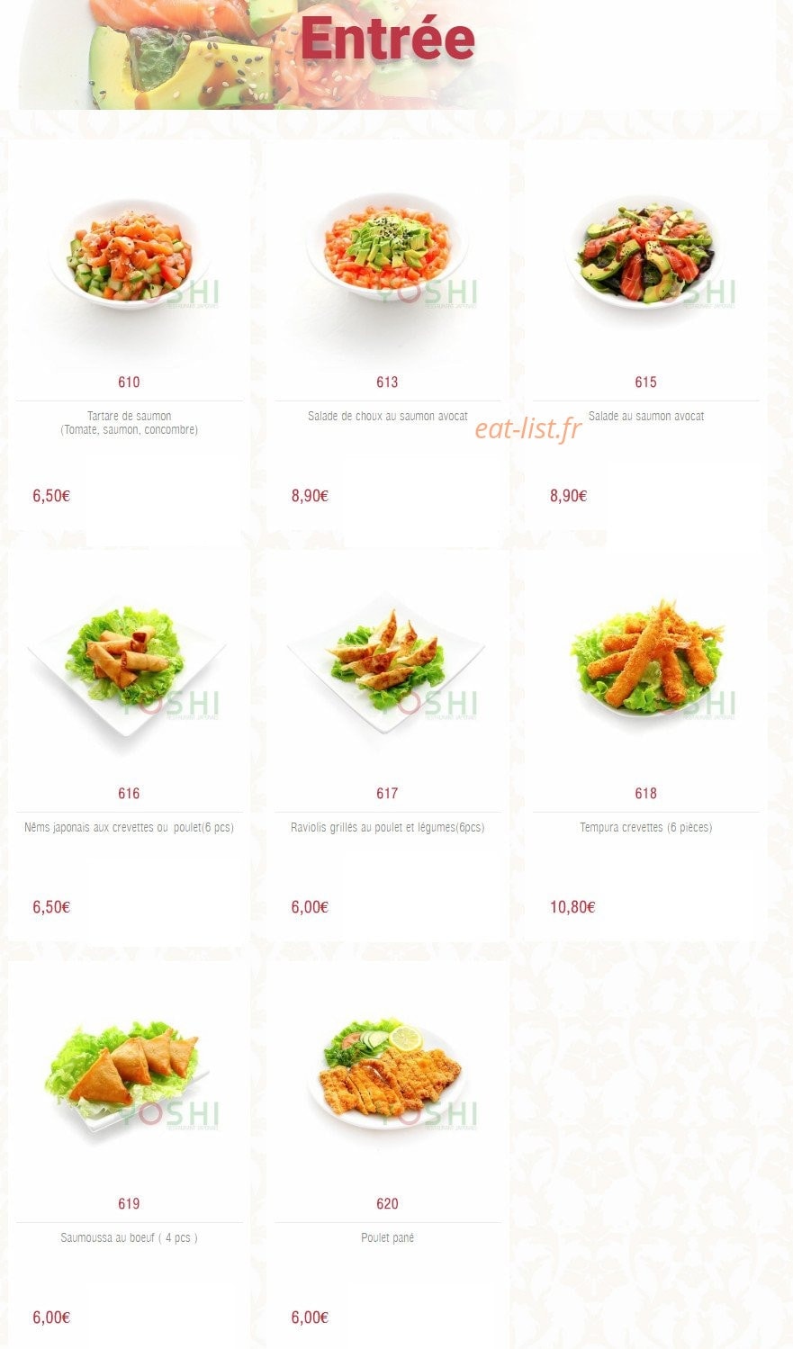 Yoshi — carte page 3