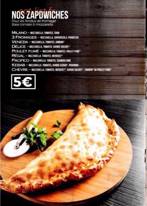 5Pizz — carte page 4