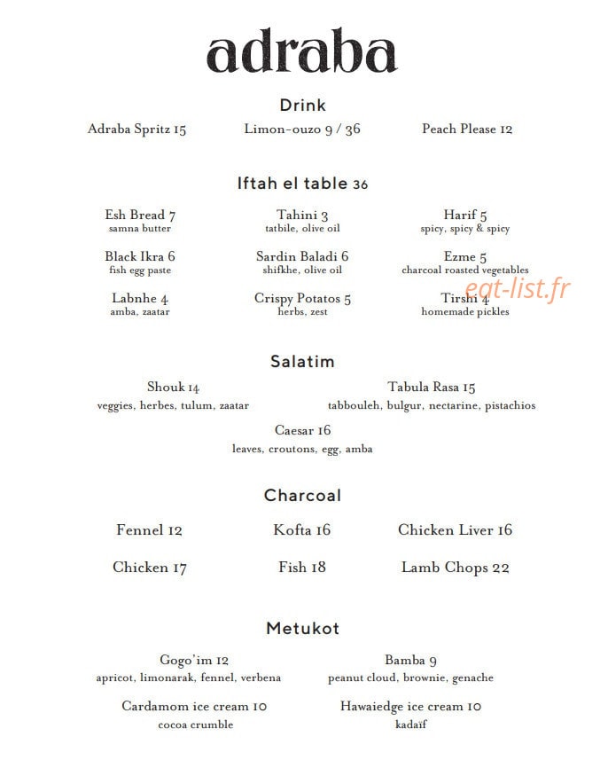 Adraba — carte page 6