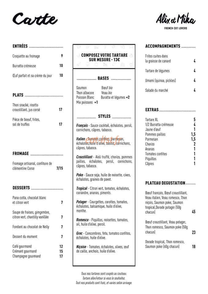 Alix et Mika — carte page 1