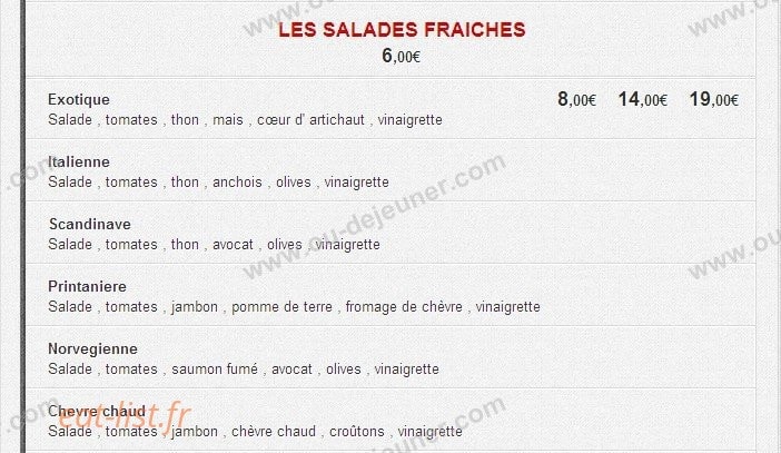 Allo Rapido Pizza — carte page 3