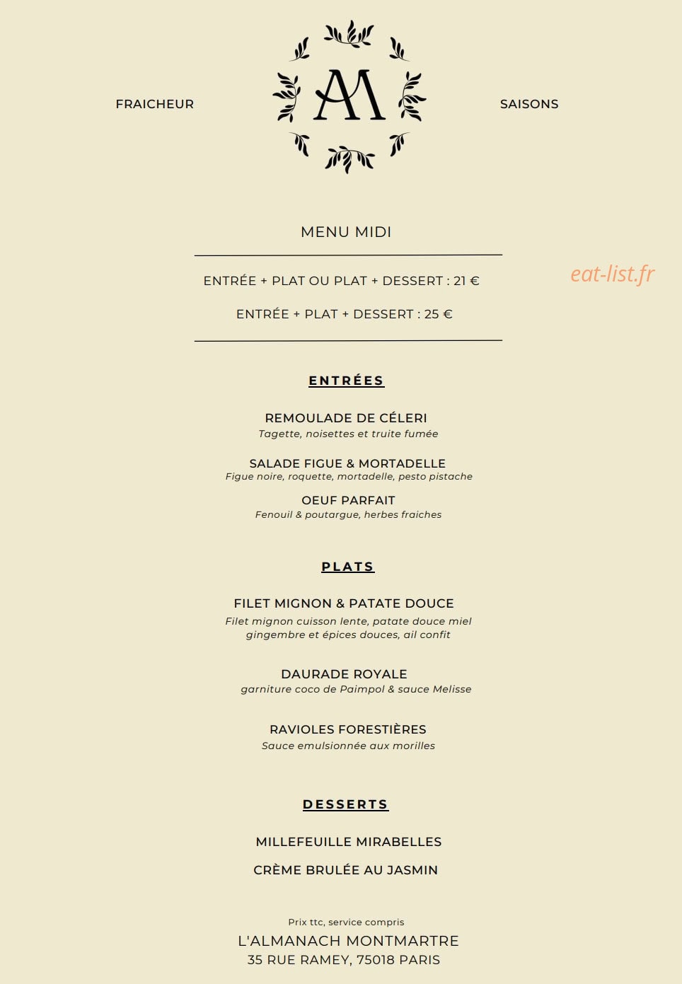 Almanach — carte page 2