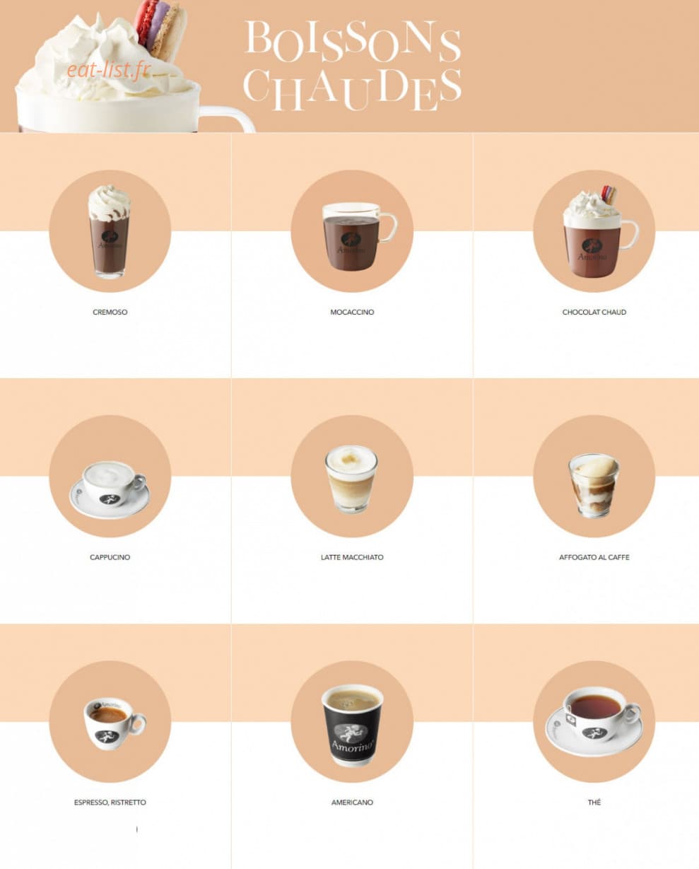 Amorino — carte page 7