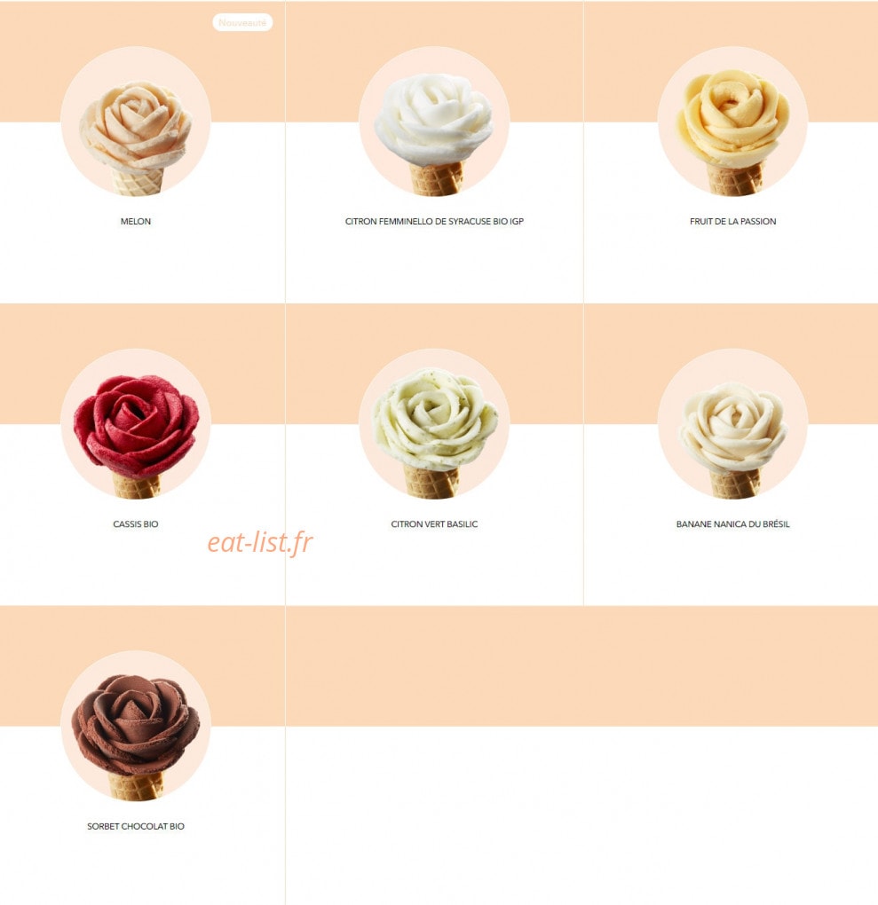 Amorino — carte page 2